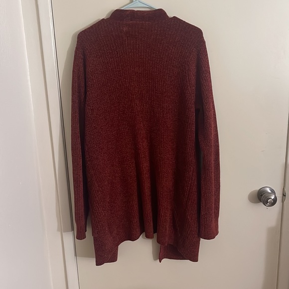 Warm burgundy cardigan - Picture 2 of 2